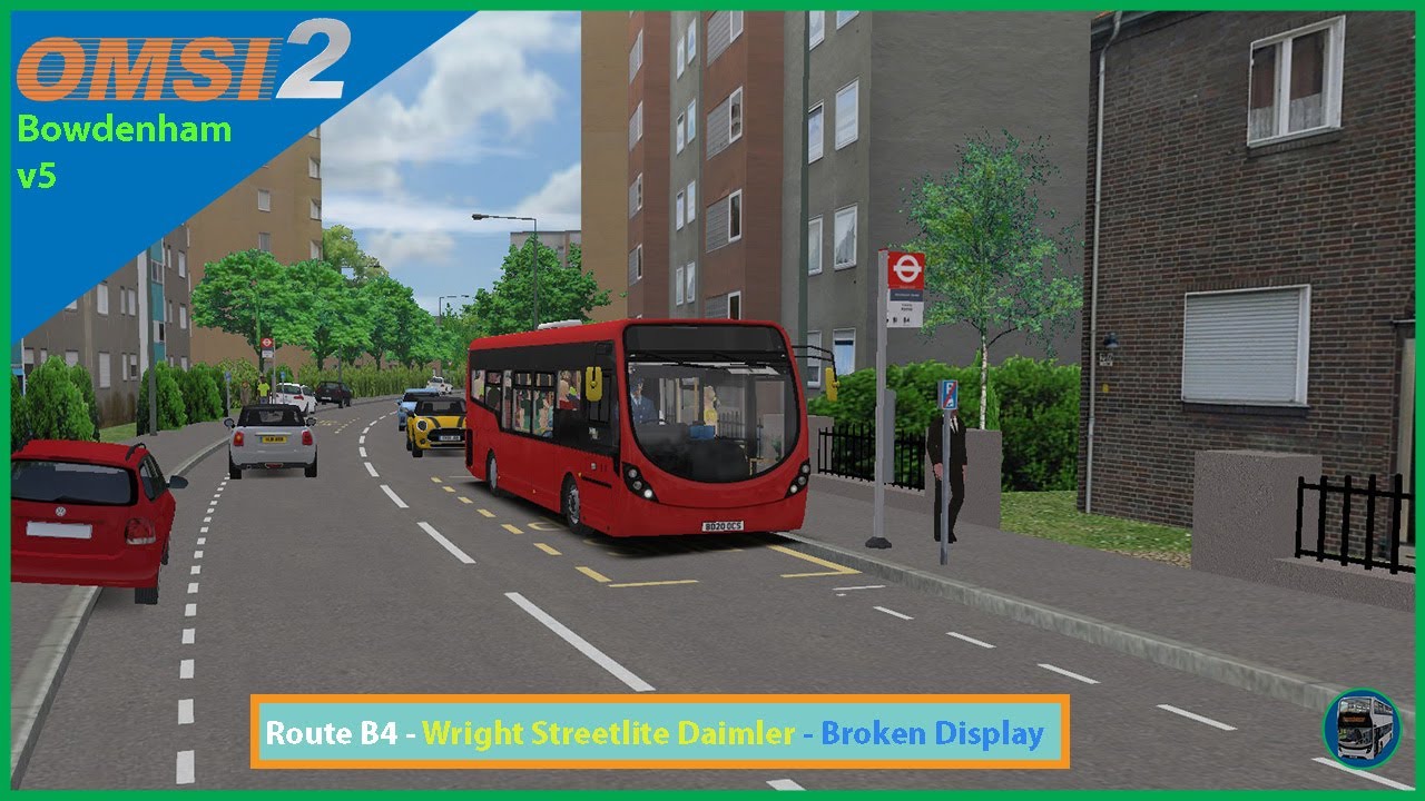 Omsi 2: Bowdenham v5 - Route B4 | Wright Streetlite Daimler Euro 6 10.2m