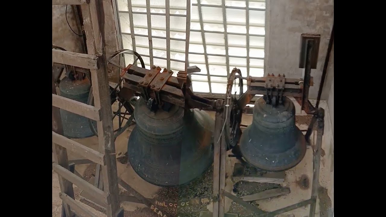 The bells of St. Anthony's Church in Athens (USA, Wisconsin)