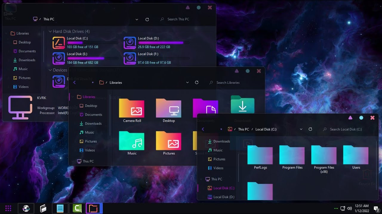 How to make Windows 11 to look better with custom theme and Icon Pack 2022