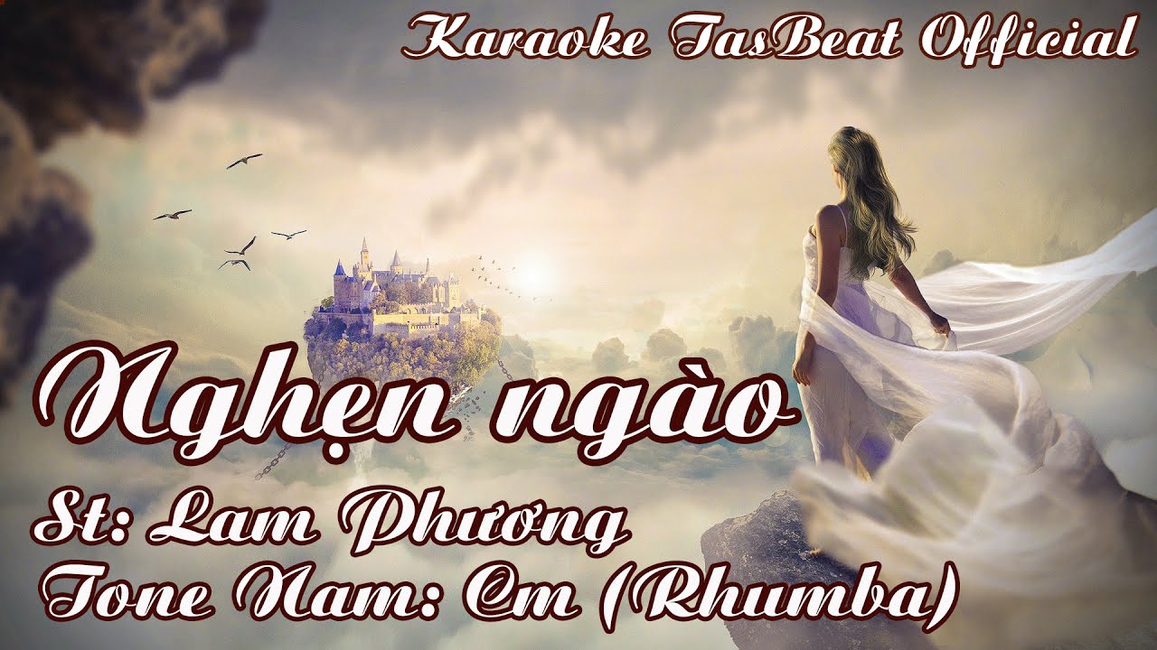 Karaoke Nghẹn Ngào (Rhumba) Tone Nam | TAS BEAT