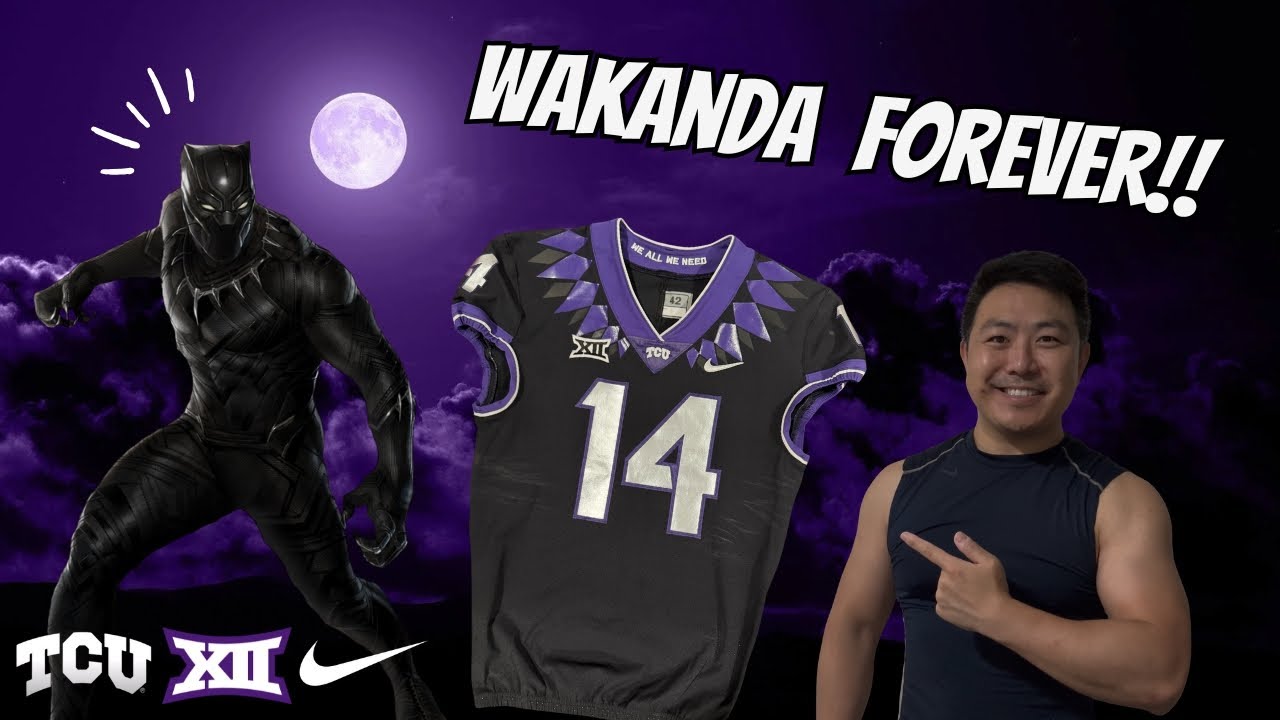 TCU Black Panther Nike Football Jersey | Obsessive Deep Dive