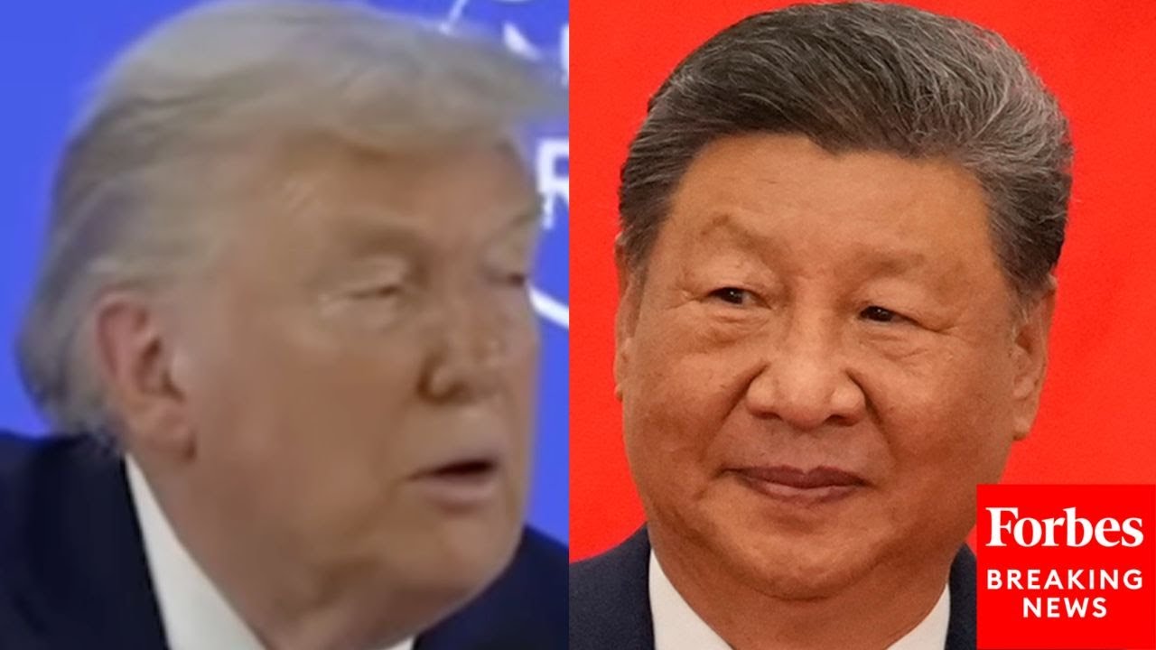 Trump Asked: 'How Do You See The US-China Relationship Moving Forward?'
