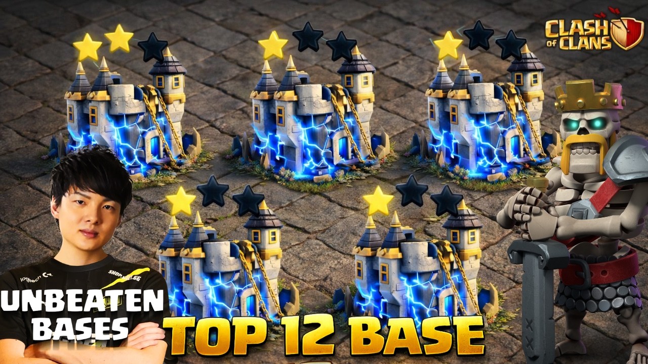 Top 12 TH18 Base Links | TH18 Best Anti Dragon & Thrower WAR/Pushing Bases | Clash of Clans