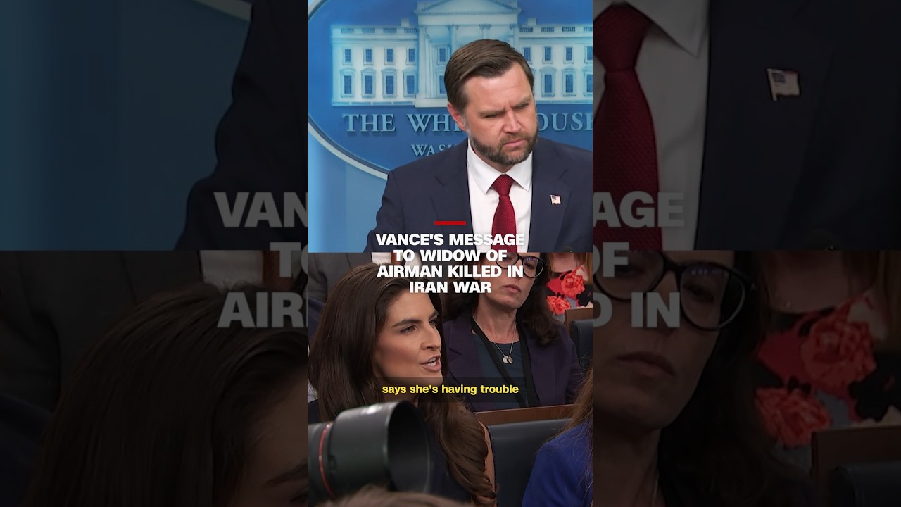 Vance&rsquo;s message to widow of airman killed in Iran war