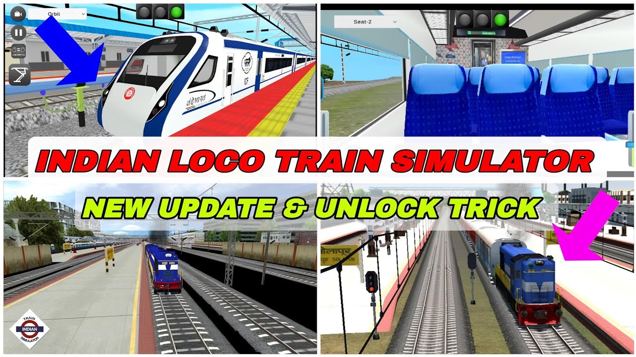 Indian Loco Train Simulator New Update | Unlocked Everything Free | Vande Bharat | yashu Ki Tech