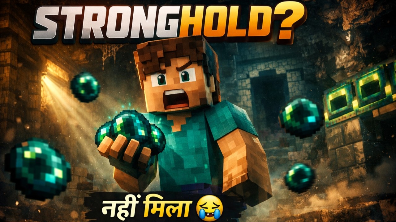 Ender Pearl Farming & Stronghold Hunt… But I Didn’t Find It 😭 | Minecraft Survival #14