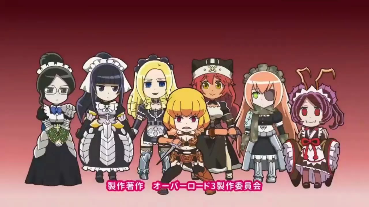 オーバーロード：ぷれぷれぷれあです ～クレマンティーヌ逃亡篇～ OP Full -「Party Out!!」by OxT
