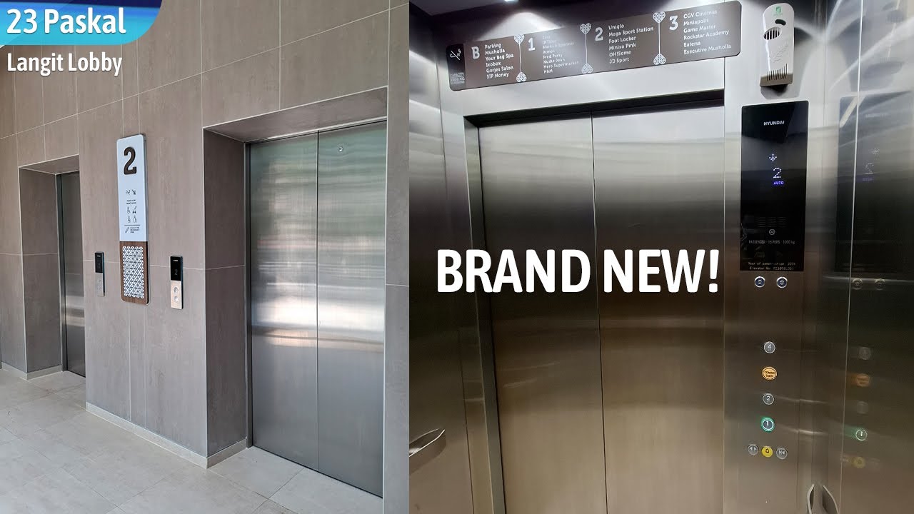 Brand New Hyundai Elevators - 23 Paskal, Bandung (Langit Lobby)