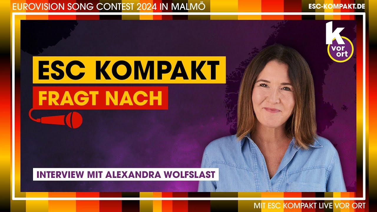 Interview Alexandra Wolfslast vor dem Eurovision Song Contest 2024 | Deutschland | ESC kompakt LIVE