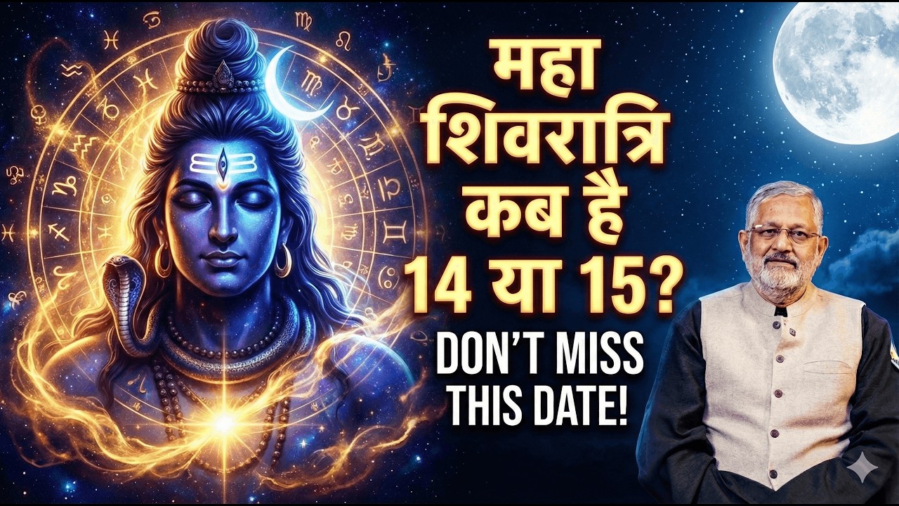 महाशिवरात्रि 2026 कब है? 14 या 15 फरवरी? | Shivratri Date Confusion EXPOSED | Astro Anil Kumar