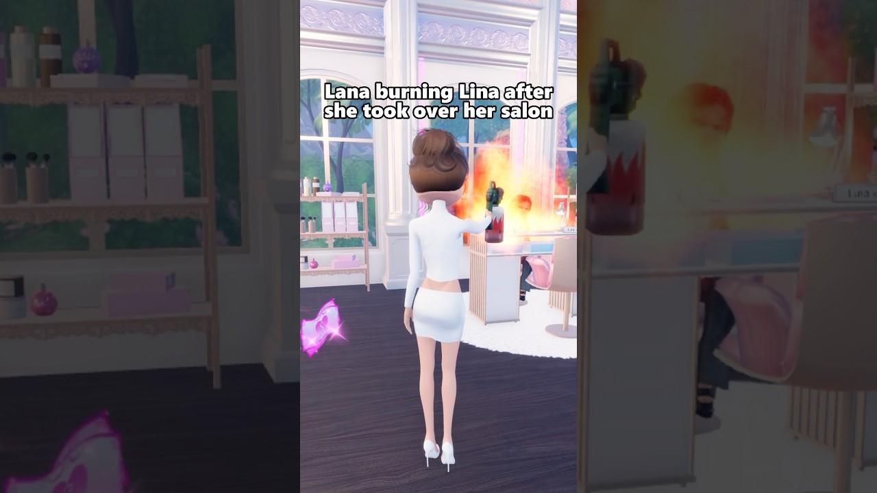 LANA BURNS LINA in DRESS TO IMPRESS 😱 #roblox #dresstoimpress #dti #shorts