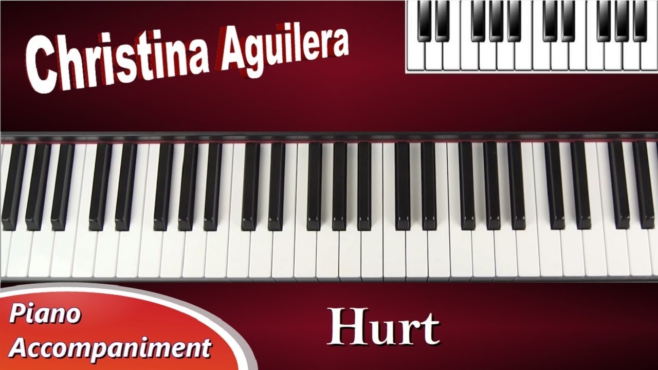 Hurt - Christina Aguilera - Piano Tutorial Accompaniment (cover)