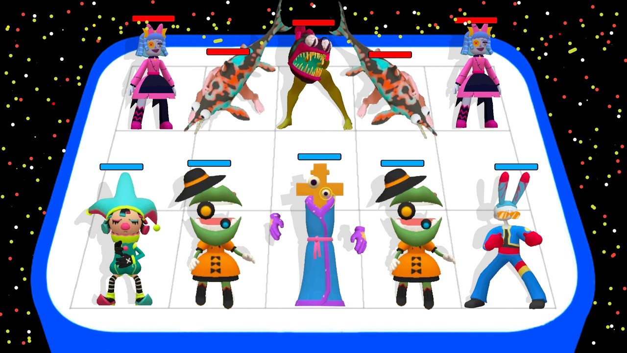 Merge Clown Amazing Circus, Fishman, Monster Fight, Digital Circus Gameplay