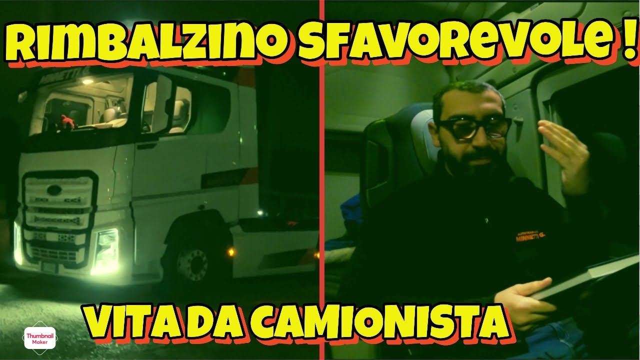 VITA DA CAMIONISTA - Rimbalzino sfavorevole ! - Vlog - 12-01-2024