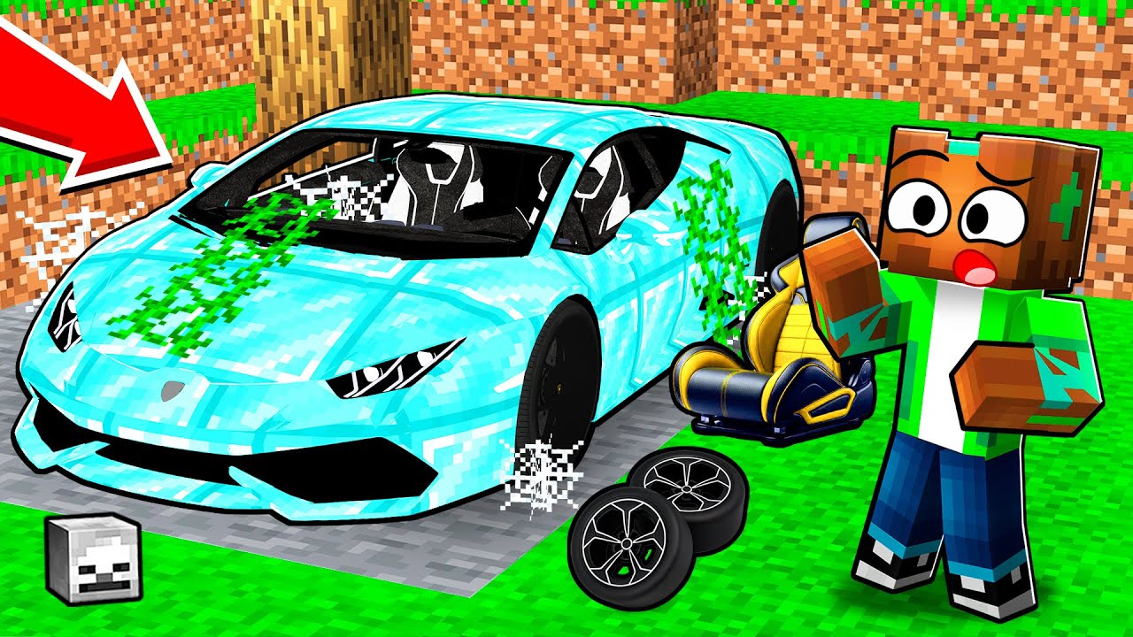 Encontré un COCHE ABANDONADO en Minecraft!