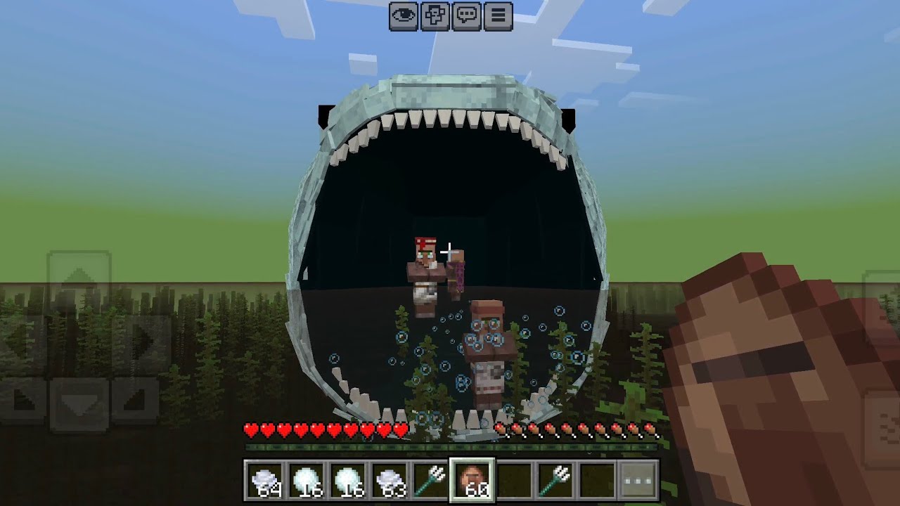The Bloop Ocean Monster in Minecraft PE