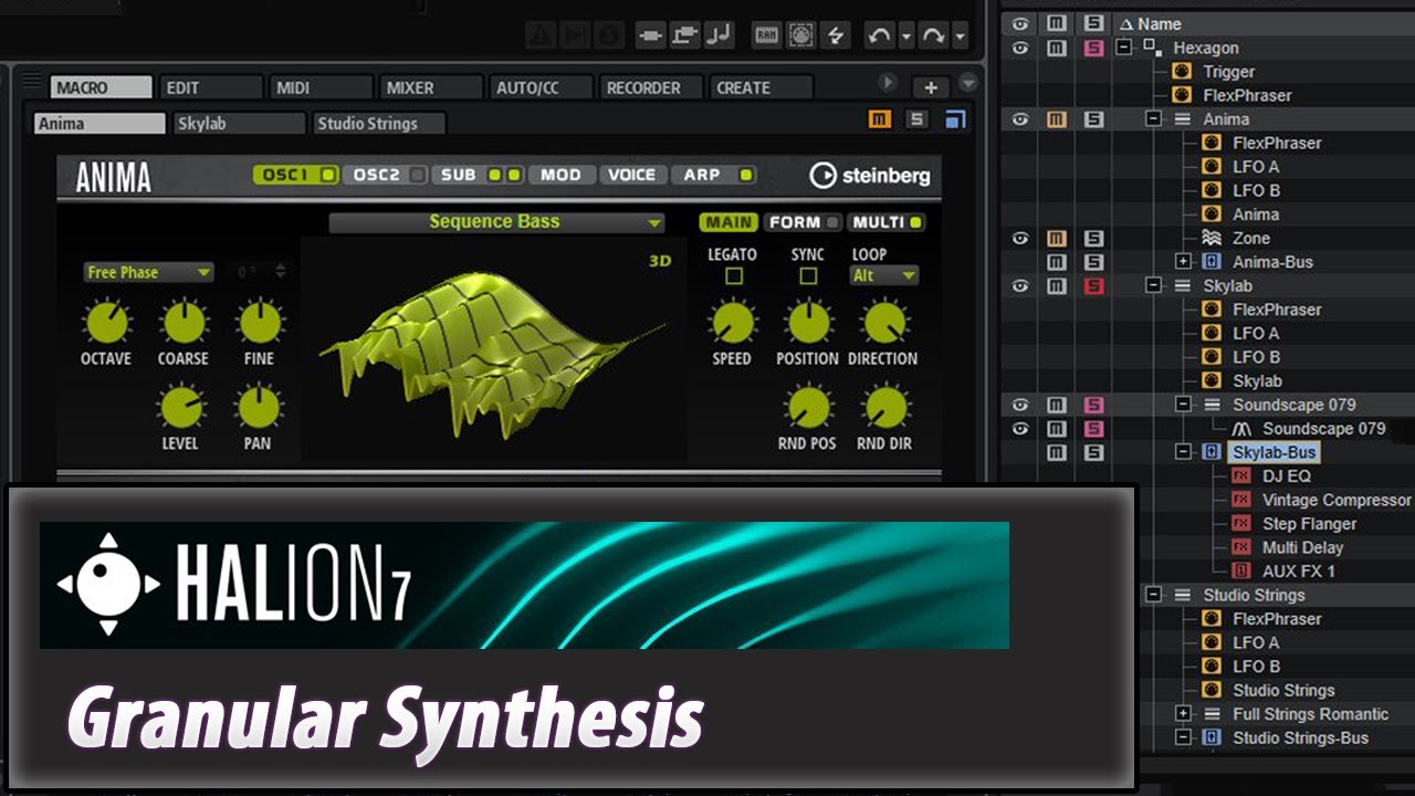 Halion 7 Tutorial #19 - Granular Synthesis