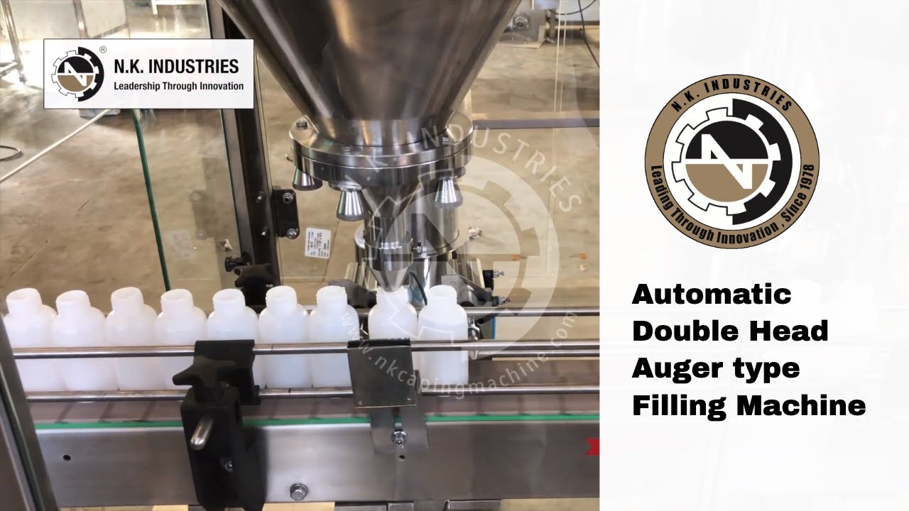 Automatic Double Head Auger Powder Filling Machine