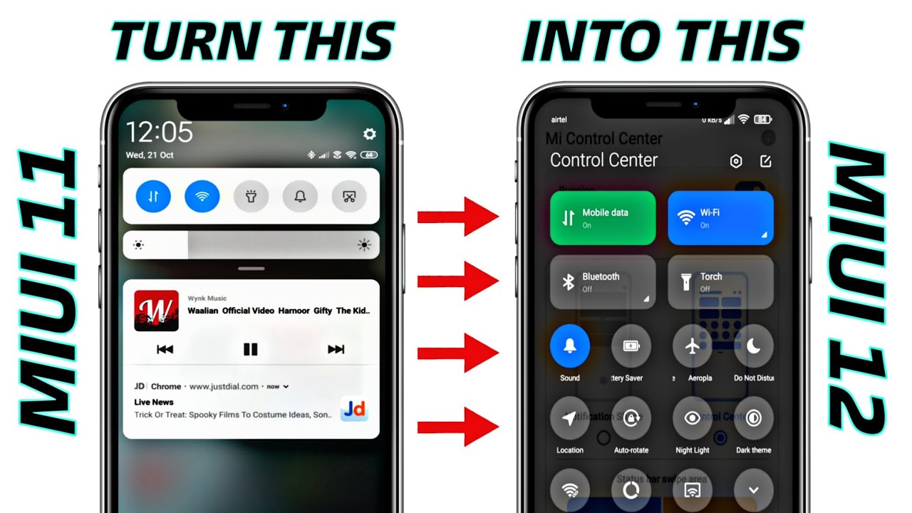 How To Change MIUI 11 Control Center | Install It Without Root | Miui 12 Control Panel In MIUI 11