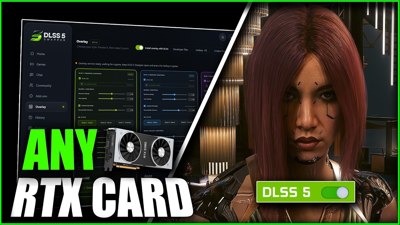 DLSS 5 Swapper &mdash; Установка DLSS 5 почти в любую игру на любую RTX (полный честный гайд + тест)