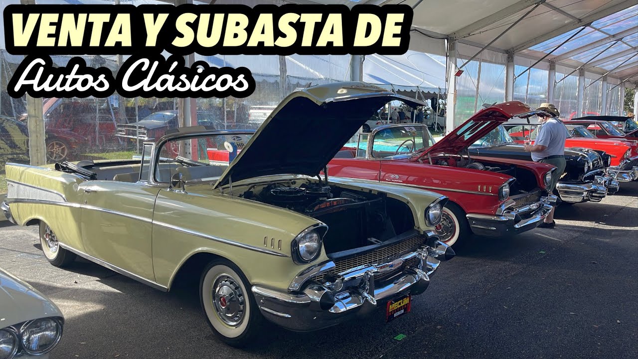 Enorme VENTA y SUBASTA de autos clásicos restaurados de la década de los 50. Mecum Kissimmee 2022