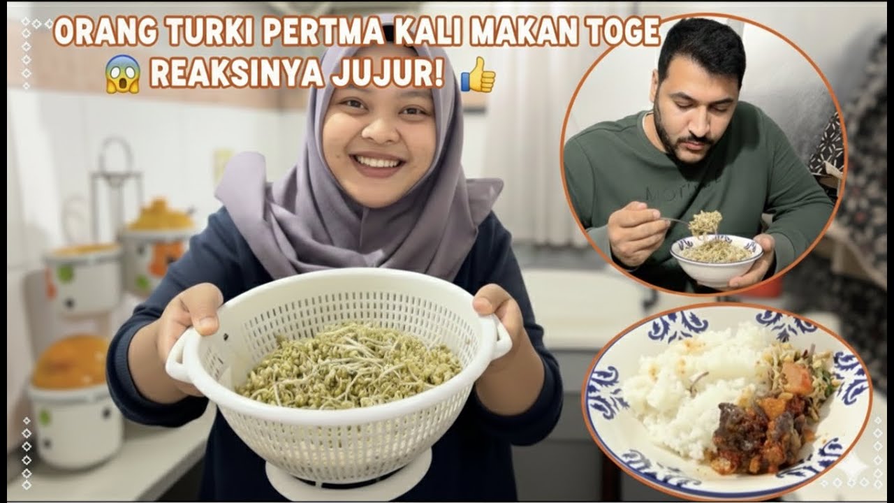 Orang Turki Pertama Kali Makan Toge 😱 Reaksinya Jujur!