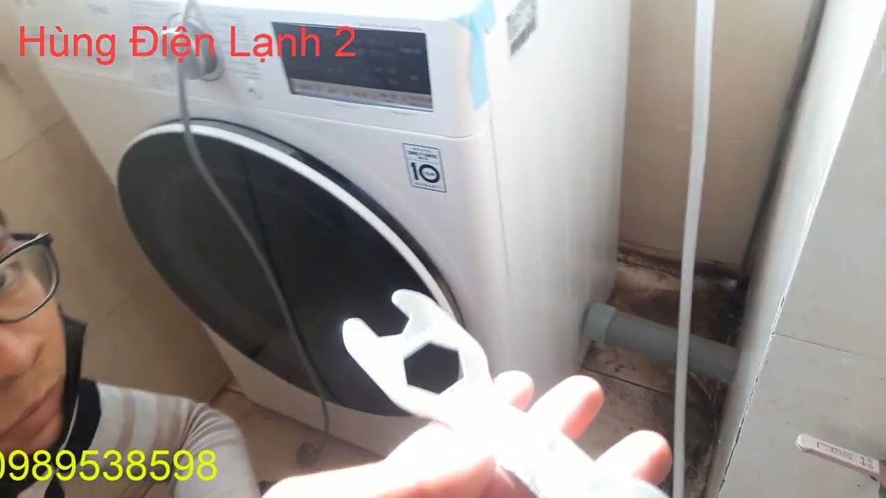 Cách Lắp Đặt Máy Giặt Lồng Ngang  LG Mới Đập Hộp
