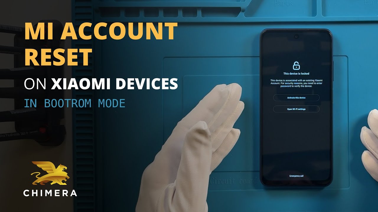 Сброс учетной записи Xiaomi MI в режиме Bootrom в ChimeraTool