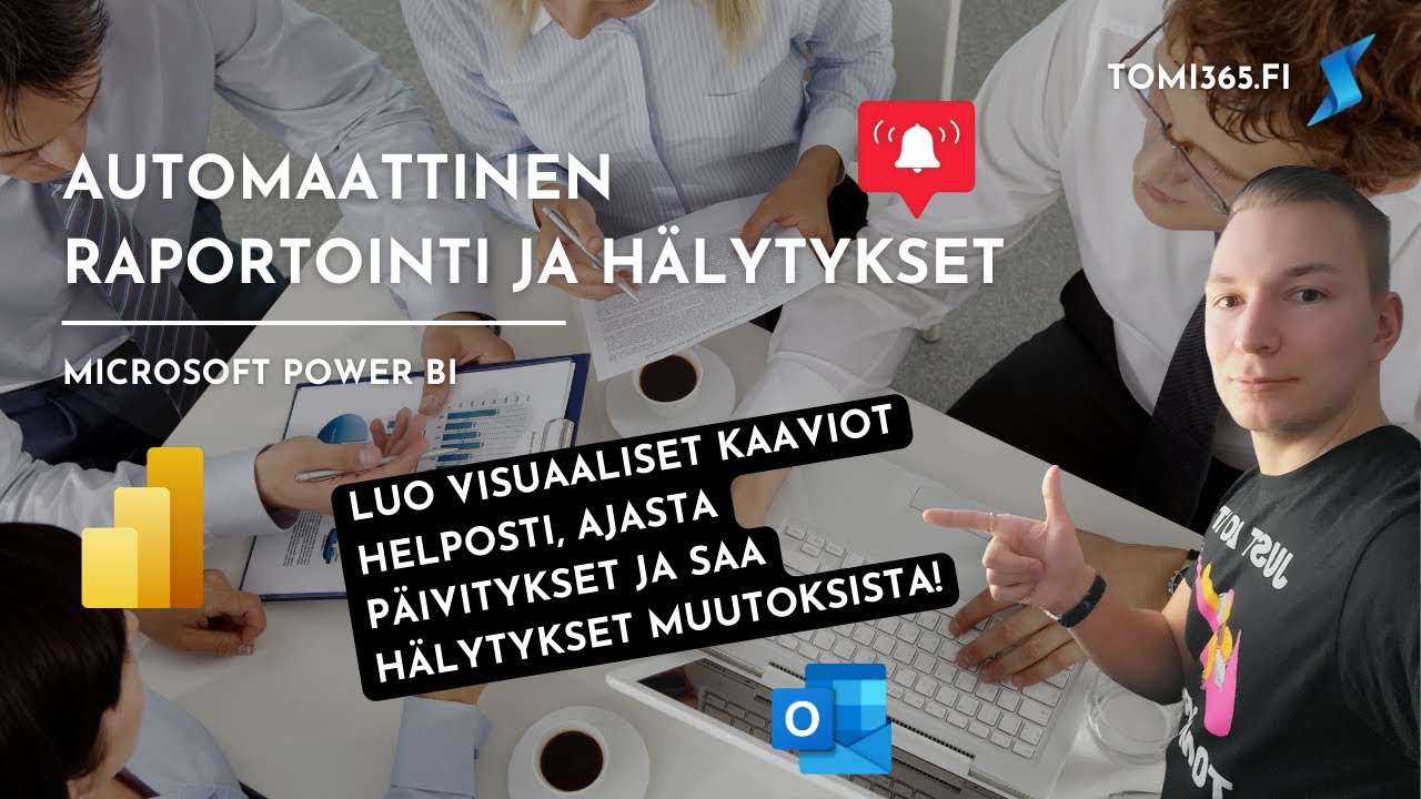 Microsoft Power BI - Automaattinen raportointi ja hälytykset