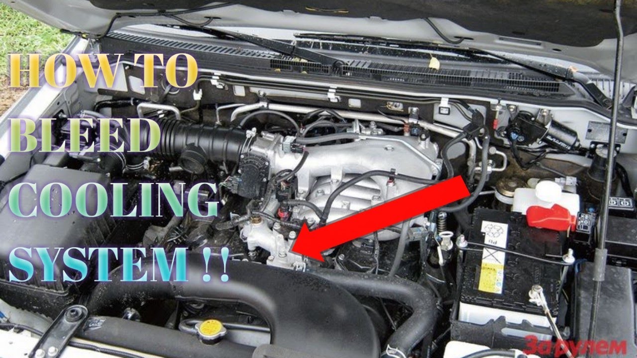How to bleed cooling system! Mitsubishi Pajero V6 Engine