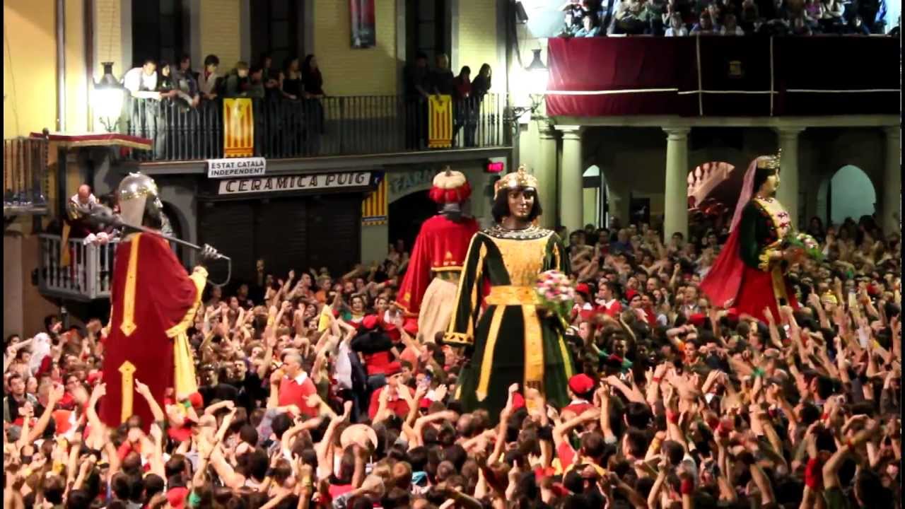 La Patum 2012 - Patum Completa Diumenge (Gegants - 4rt salt)