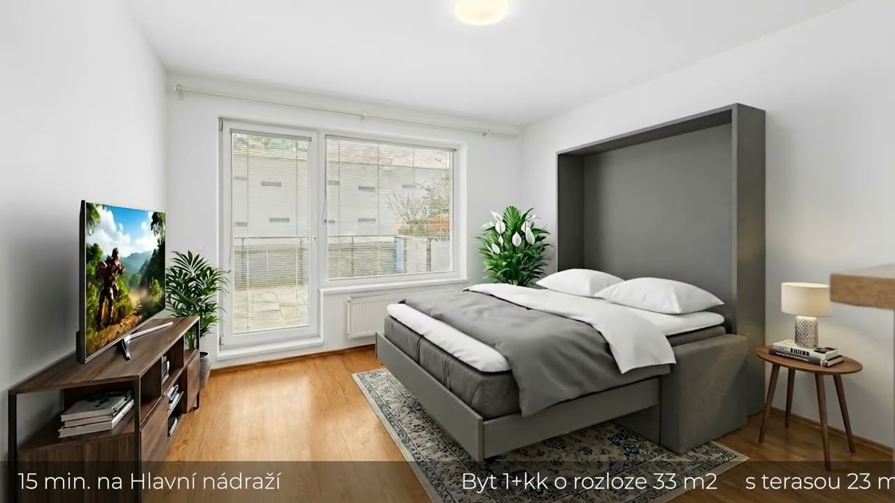 Prodej bytu 1+kk, Praha - Horní Měcholupy, jen 15 min. vlakem do centra