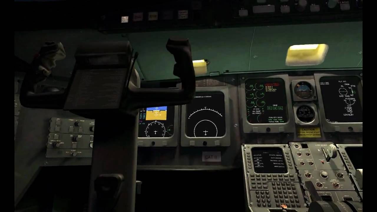From Cold and Dark. CRJ-200 Light system. X-Plane 9.40