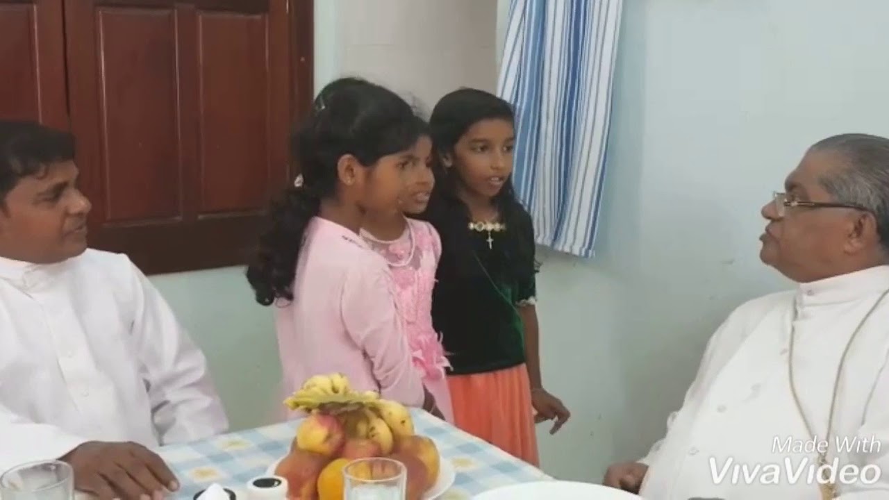 28/09/17.. എടവനക്കാട് പരിശുദ്ധ മാതാവ് പ്രത്യക്ഷപ്പെട്ട കുട്ടികൾ ഫ്രാൻസിസ് കല്ലറക്കൽ പിതാവിനുമൊപ്പം