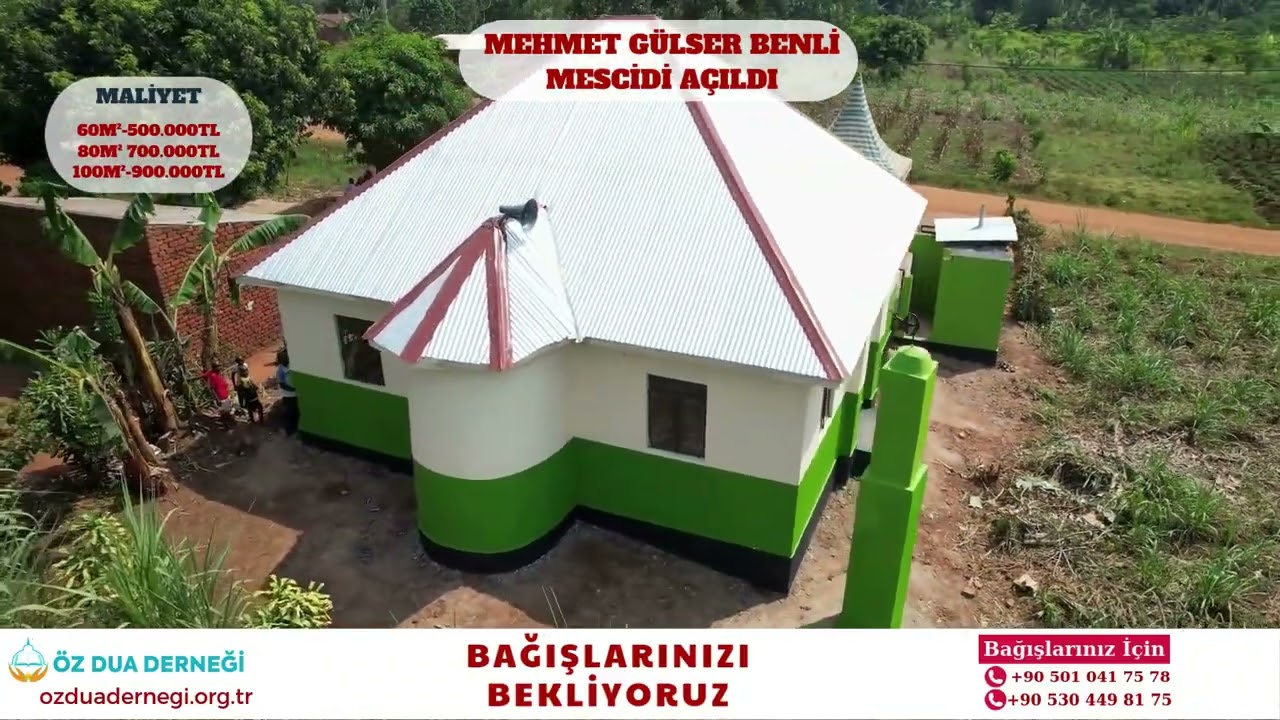 AFRİKA UGANDA - 2026 MESCİD AÇILIŞI - MEHMET GÜLSER BENLİ MESCİDİ