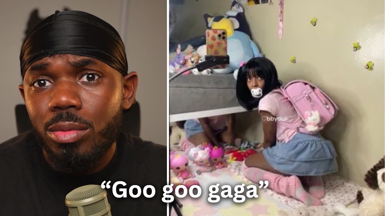 She foreplays by dressing up as a baby…
