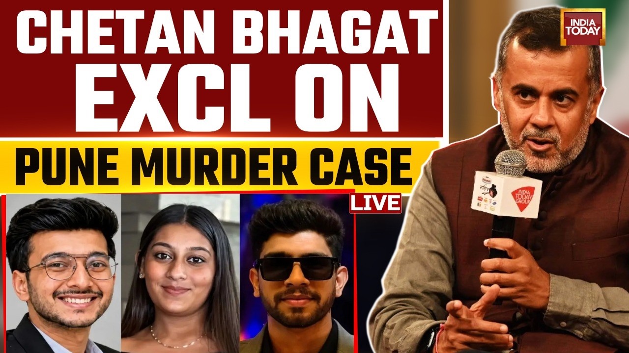 LIVE: Chetan Bhagat Excl On Pune Lohagad Murder Case | Siya Goyal | Ketan Agarwal Case | Chetan
