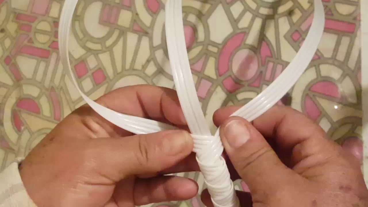 BOLSA ARTESANAL TEJIDA EN BASTIDOR PARTE 3 TEJIDO DE ASAS