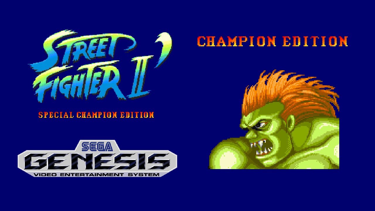 Street Fighter II': Special Champion Edition (Sega Genesis) - CE Blanka [HD] | RetroGameUp