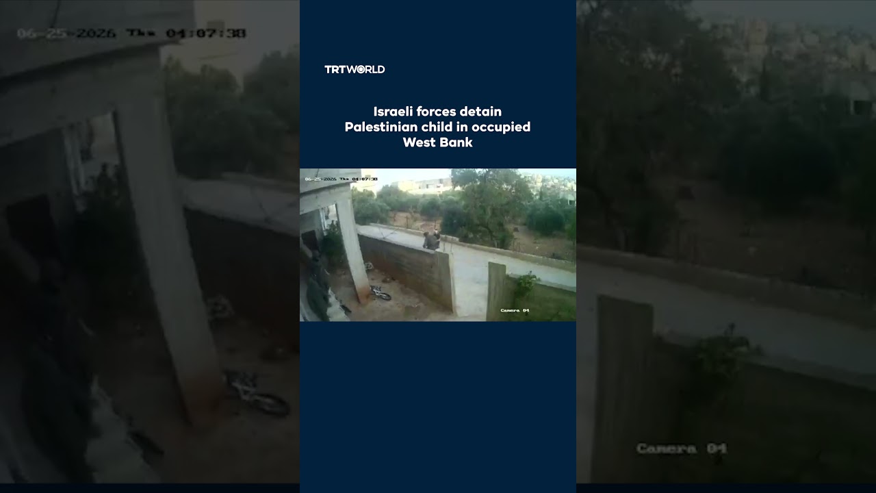 Israeli forces detain Palestinian child in occupied West Bank
