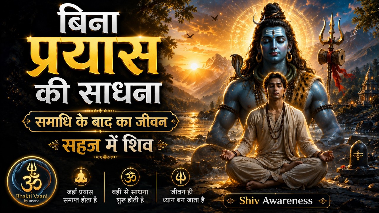 सहज में शिव | बिना प्रयास की साधना
