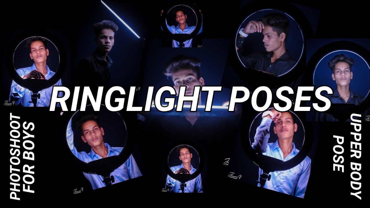 Upper Body Pose For Boys With Ringlight || Stylish Poses 2021 | Ring Light Shoot By Jeevan Jayswal