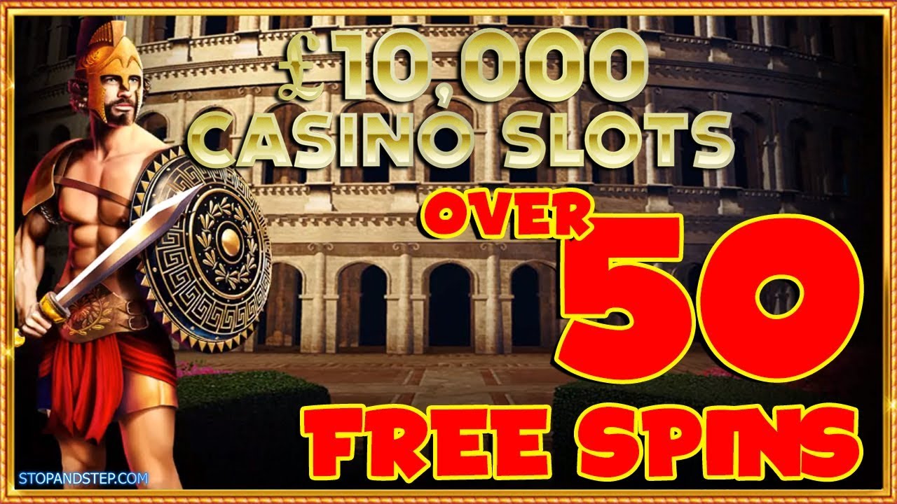 😲 OMG 50+ FREE SPINS on £10,000 Jackpot Spartacus?!!