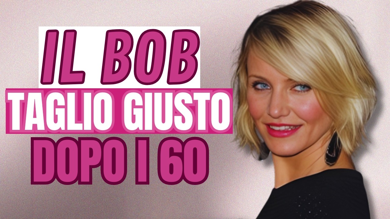 Il Bob (Taglio Giusto Dopo i 60) | 7 Versioni  per Donne Over 50 e 60 che Ridefiniscono il Viso