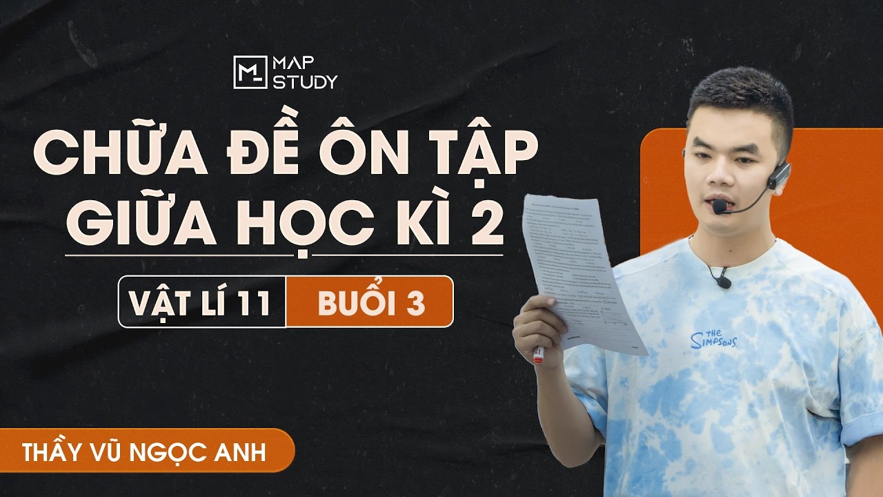 [Vật Lí 11] Chữa Đề Ôn Tập Kiểm Tra Giữa Học Kì 2 - Đề Số 3 | Thầy VNA