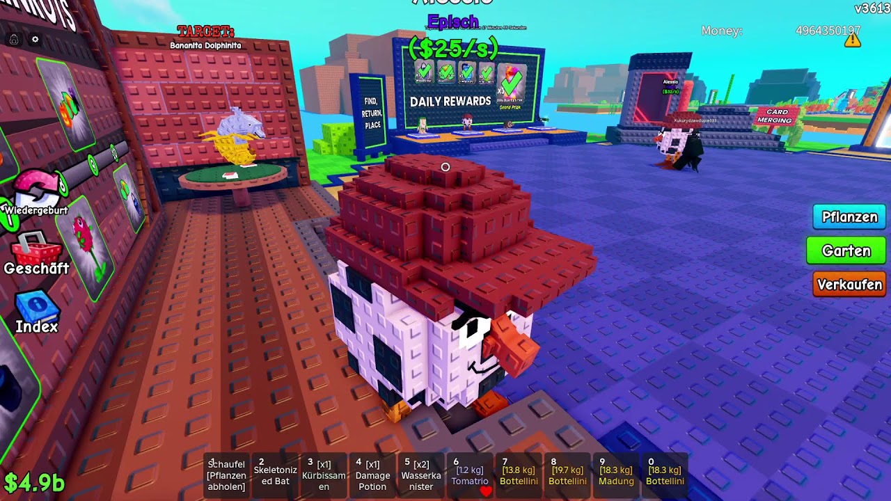 neues hype game zocken plus steal a brainrot index voll machen