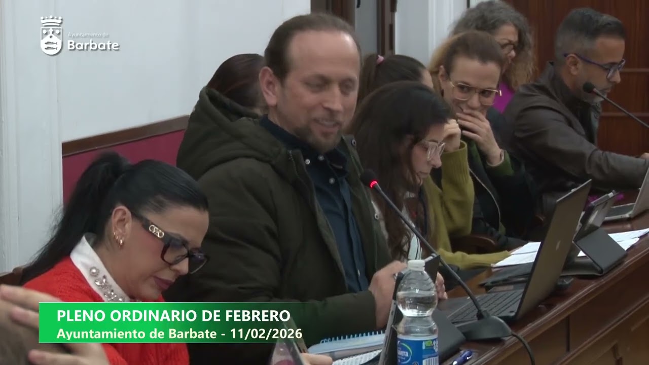 PLENO ORDINARIO DEL MES DE FEBRERO AYUNTAMIENTO DE BARBATE