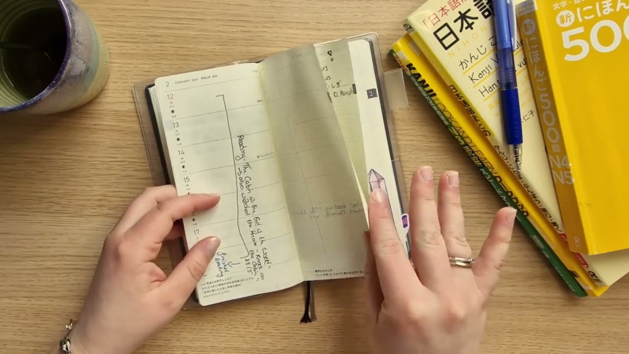 Hobonichi Weeks: Language Learning & Book Journal Flipthrough (Updates and Goals)