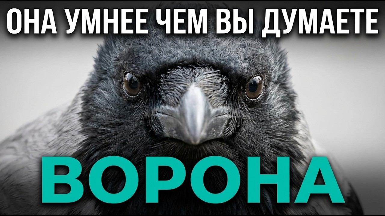Самая умная птица в вашем дворе &mdash; всё о вороне!