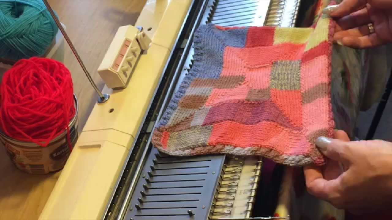 10 Stitch auf der Strickmaschine Teil 1